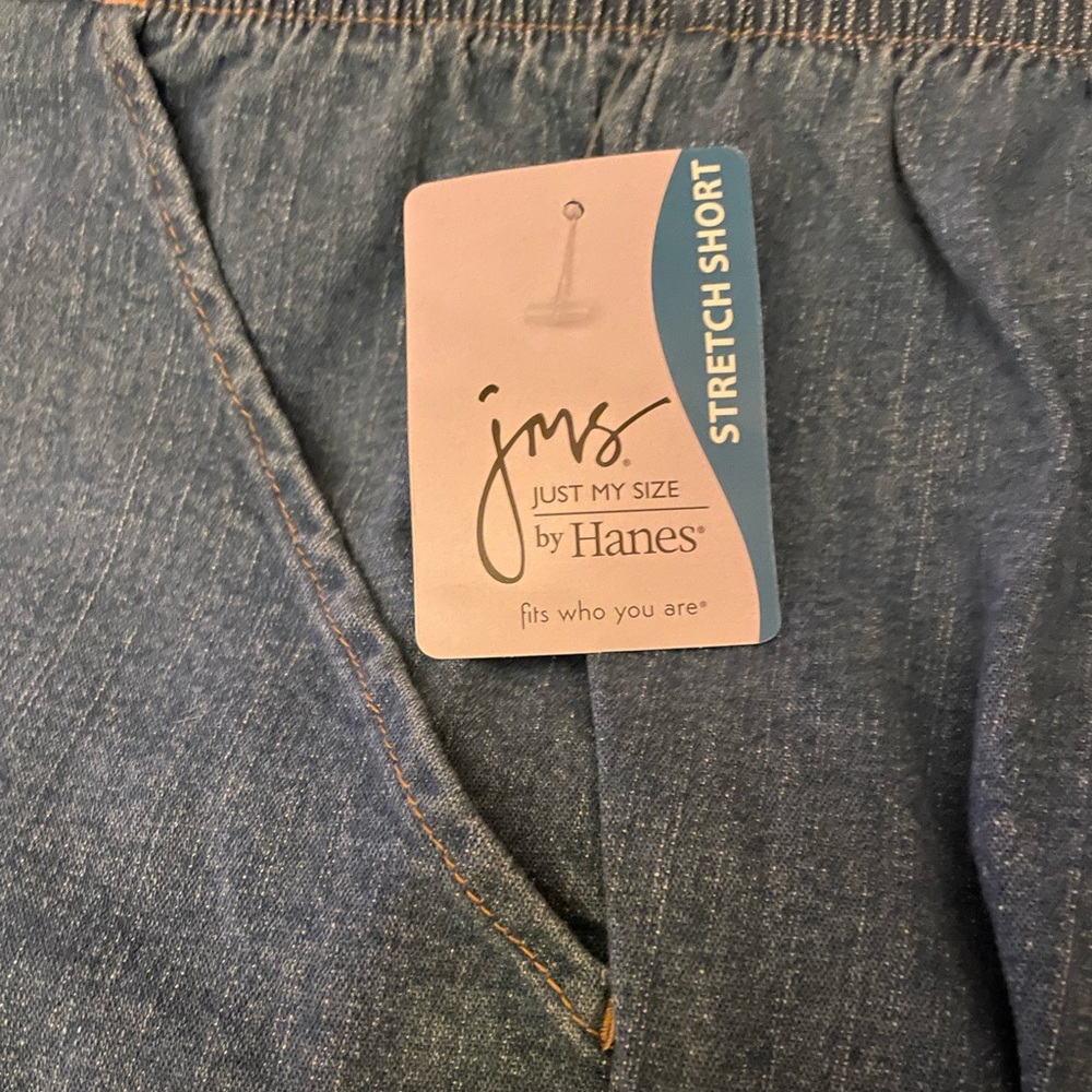 New 2X(18W/20W) Stretch Denim Shorts
